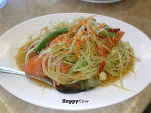 papaya salad at My Vegan in Pasadena
