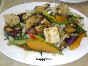 P.E.T (pumpkin, eggplant, tofu) at My Vegan in Pasadena