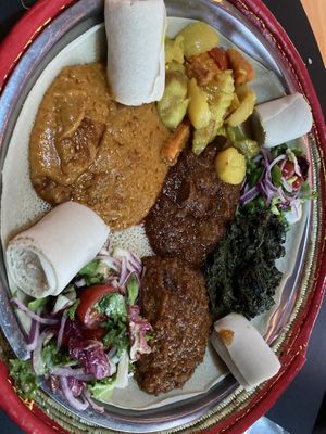 Veggie mix  at Zaion Horn of Afrika in Umea