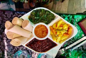 Zaion Veggie mix at Zaion Horn of Afrika in Umea