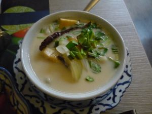 Tom Kha soup at Pinto Thai in Enschede
