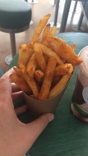 Such delicious fries! 🤤🤤 at Henry's Burgers in Fitzroy