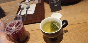 Green Tea & Blueberry Soda at The City Bakery  in Tokyo