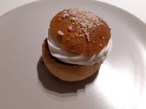 Semla at Turun Kirjakahvila in Turku