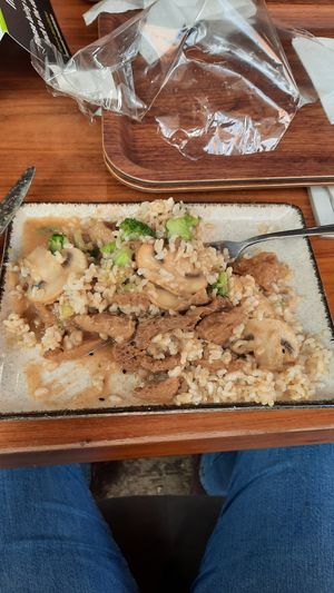 Broccoli seitan at Markt Kitchen in Skopje