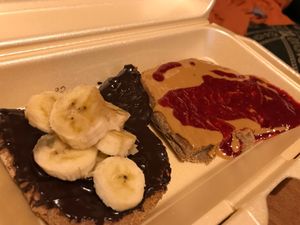 Toast / Pancakes at Markt Kitchen in Skopje