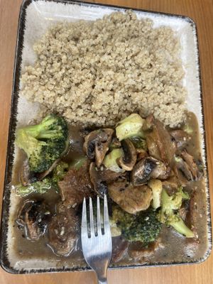 Broccoli seitan  at Markt Kitchen in Skopje