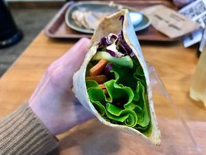 Vegan Burrito at Markt Kitchen in Skopje