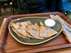 Veg. Quesadilla  at Markt Kitchen in Skopje