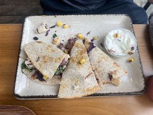 Chicken quesadilla   at Markt Kitchen in Skopje