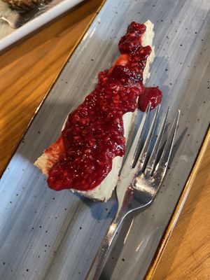 Raw vegan Cheese cake   at Markt Kitchen in Skopje