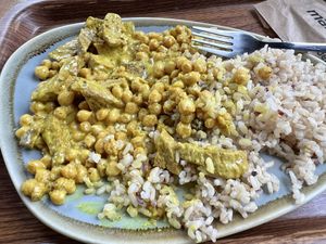 Vegan seitan curry   at Markt Kitchen in Skopje