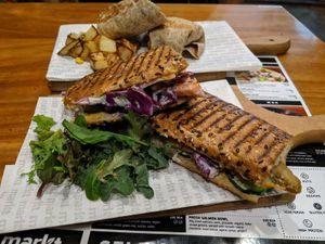 Excellent toastie at Markt Kitchen in Skopje