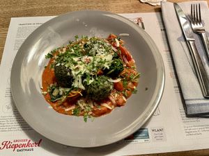 Spinatknödel  at Grosser Kiepenkerl in Muenster