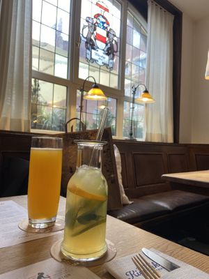 Hausgemachte Ingwer-Limo  at Grosser Kiepenkerl in Muenster