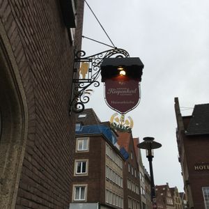 sign outside at Grosser Kiepenkerl in Muenster