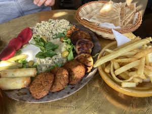mezze  at Fine Mama in Marrakech