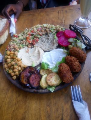 Vegetarian Mezze at Fine Mama in Marrakech