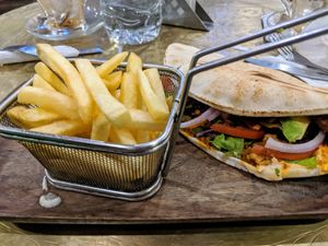 La Falafel de Mama at Fine Mama in Marrakech