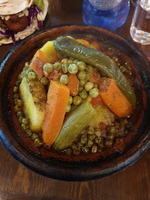 Vegetable tagines at Fine Mama in Marrakech