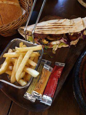 Falafel at Fine Mama in Marrakech