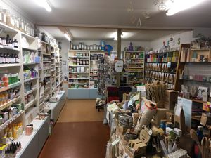Natural products, supplements, teas & more upstairs.  at The Herbal Dispensary in Raglan