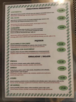  at El Olivo in Cusco