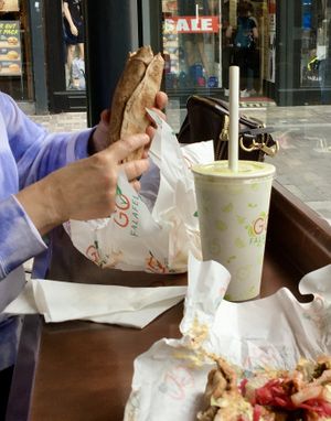   at Go Falafel in Liverpool