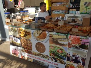щанда на изложението етичен свят at IoleBakery in Sofia
