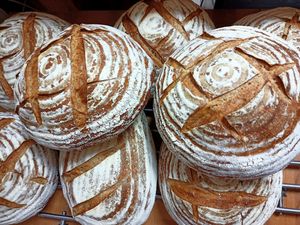 Sourdough bread at IoleBakery in Sofia