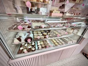 Nice display   at Erin McKenna's Bakery in Santa Monica