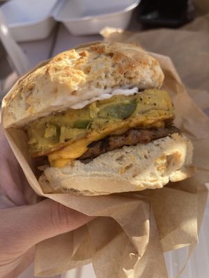 Breakfast Sandwich  at Erin McKenna's Bakery in Santa Monica