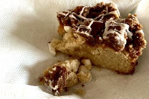 Amazing coffee cake!  at Erin McKenna's Bakery in Santa Monica