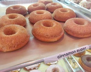 Cinnamon doughnuts at Erin McKenna's Bakery in Santa Monica