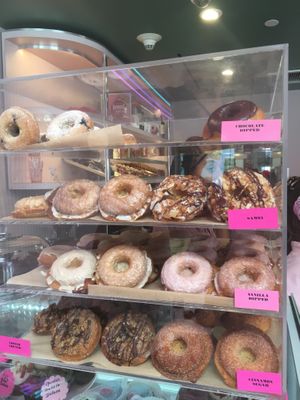 Samoa and Coffee Crunch and the BEST! at Erin McKenna's Bakery in Santa Monica