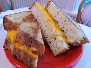 Kids menu grilled cheese at Erin McKenna's Bakery in Santa Monica