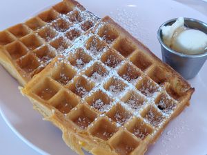 wafles at Erin McKenna's Bakery in Santa Monica