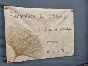 Closed from 29 August 2021, see you next year at Le Ginko Biloba in Joyeuse