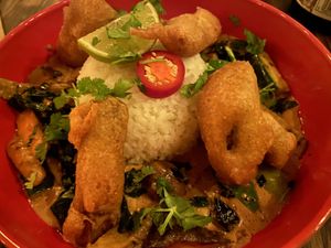 satay at The Base Vegan Retreat & Small Animal Sanctuary in Bristol