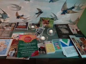 Flyer at The Base Vegan Retreat & Small Animal Sanctuary in Bristol