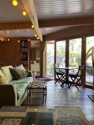 The cabin  at The Base Vegan Retreat & Small Animal Sanctuary in Bristol