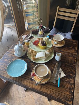 Afternoon tea for two  at The Base Vegan Retreat & Small Animal Sanctuary in Bristol