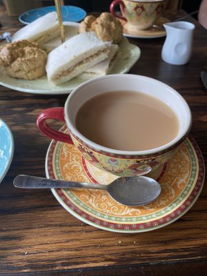 Darjeeling Earl Grey tea  at The Base Vegan Retreat & Small Animal Sanctuary in Bristol
