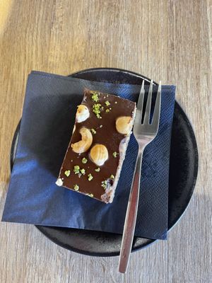 Vegan homemade pastry  at Copenhagen Coffee Lab - Piedade in Lisbon