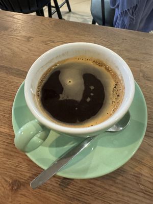 Long black   at Copenhagen Coffee Lab - Piedade in Lisbon