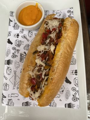 Choripán   at Emporio Canela in Canela