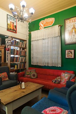 Nossa sala, perfeita para reunir com amigos!  at Emporio Canela in Canela