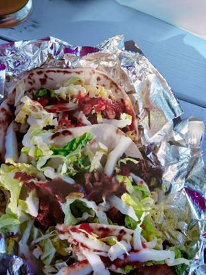 Tofu tacos at Lavery Brewing Co in Erie