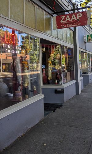 exterior at ZAAP in Portland