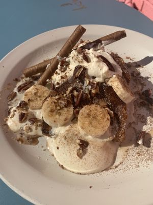 Banana Bread French toast  at The Gradient in Brooklyn